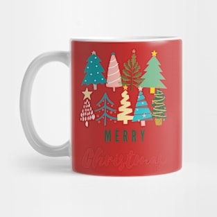 Merry Christmas trees Mug